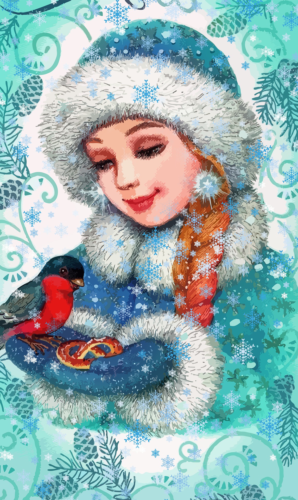 Портрет Снегурочки
